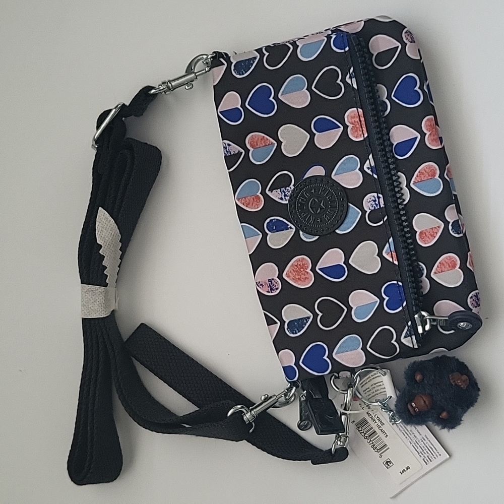 Kipling | Merry Hearts Crossbody Wallet